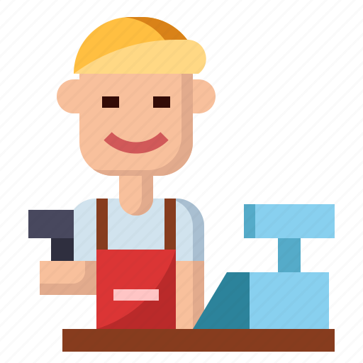 Assistant, cashier, owner, profession, sales, supervisor icon - Download on Iconfinder