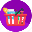 commerce, buy, shopping, cart, shopping basket, supermarket 