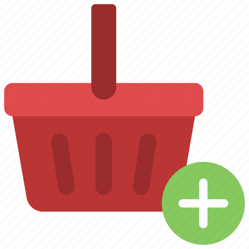 Add, to, basket, grocery, store, added icon - Download on Iconfinder