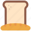 bread, grocery, store, slice, baguette 