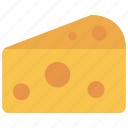 cheese, wedge, grocery, store, cheddar