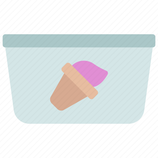 Ice, cream, tub, grocery, store, pudding icon - Download on Iconfinder