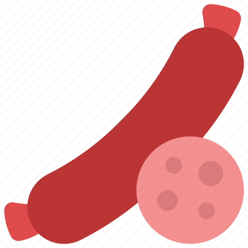 Salami, sausage, grocery, store, meat, pig icon - Download on Iconfinder