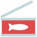 tuna, tin, grocery, store, fish