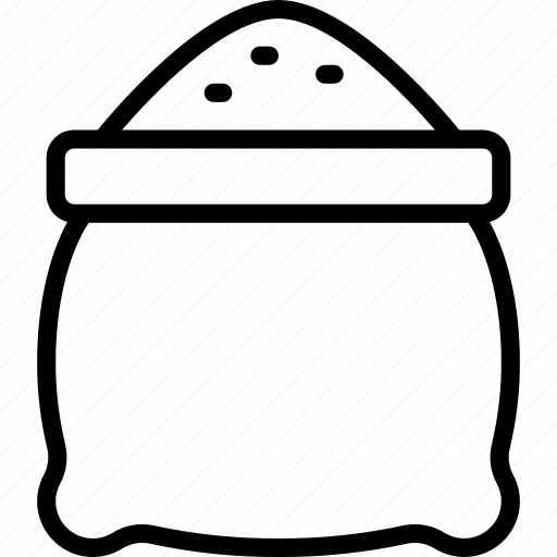 Grain, bag, grocery, store, wheat, rice icon - Download on Iconfinder