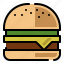 burger, hamburger, cheeseburger, junk food 