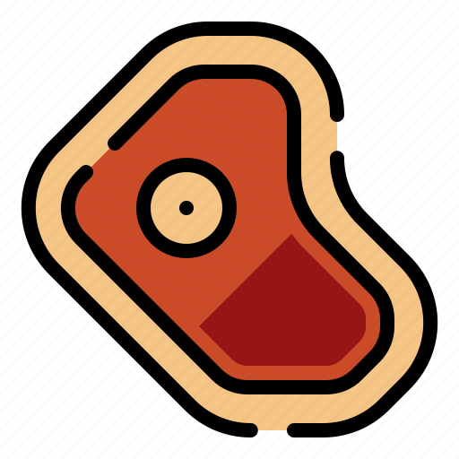 Meat, raw, steak, sirloin icon - Download on Iconfinder