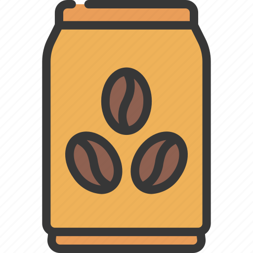 Coffee, bag, grocery, store, cafe, beans icon - Download on Iconfinder