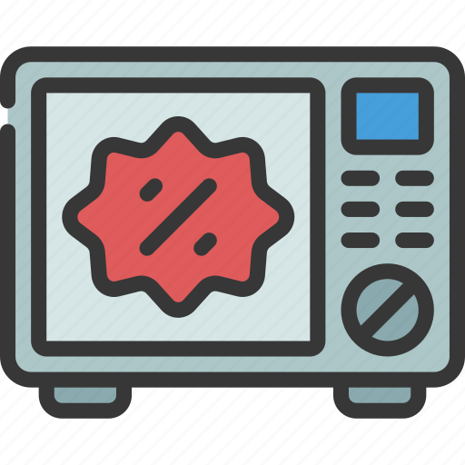Discount, microwave, grocery, store, sales, sale icon - Download on Iconfinder