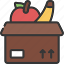 food, box, grocery, store, delivery, fruit