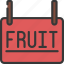 fruit, aisle, grocery, store, food, healthy 
