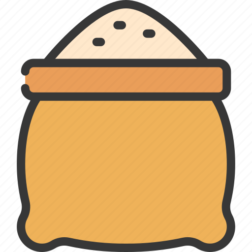 Grain, bag, grocery, store, wheat, rice icon - Download on Iconfinder
