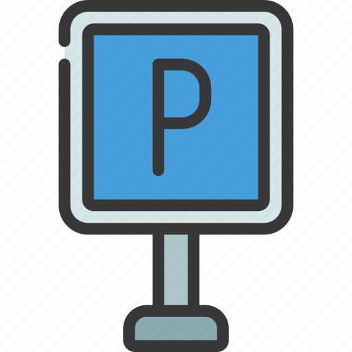 Parking, park, car, sign, parked icon - Download on Iconfinder