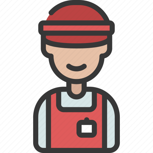 Store, employee, male, grocery, man, assistant icon - Download on Iconfinder