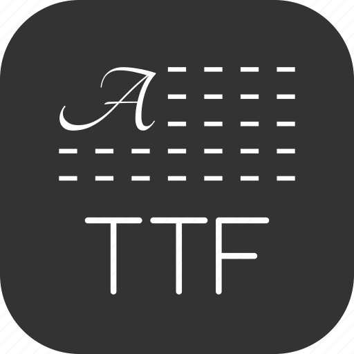 Truetype, font, ttf icon - Download on Iconfinder