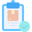 logistics, parcel, clipboard, shipping, list 