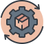 logistics, package, management, box, gear 