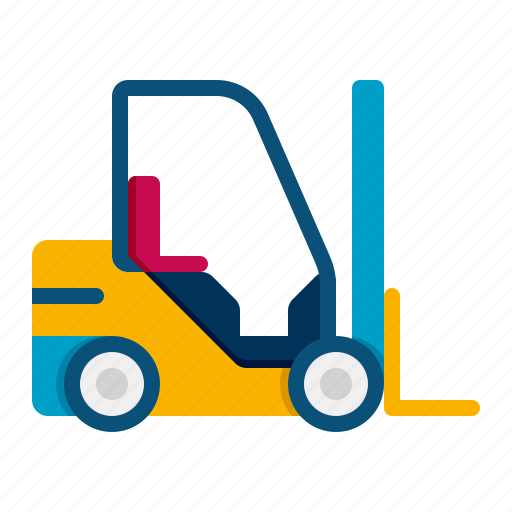 Forklift, transport, lift, warehouse icon - Download on Iconfinder