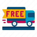 free, shipping, lorry, truck