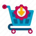 procurement, shopping, cart, trolley