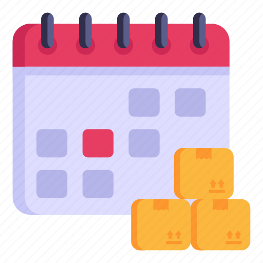 Schedule, delivery date, delivery schedule, planner, calendar icon - Download on Iconfinder