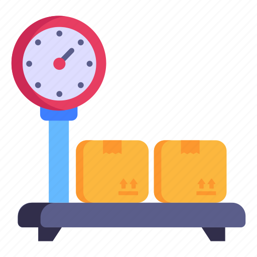 Weight machine, weight scale, parcel weight, shipping weight, cargo weight icon - Download on Iconfinder