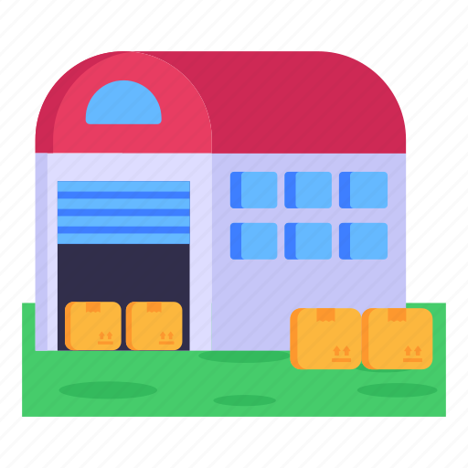 Warehouse, storehouse, storage unit, godown, storeroom icon - Download on Iconfinder