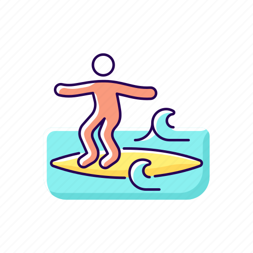 Surfing, surfer, summer activity, ocean icon - Download on Iconfinder
