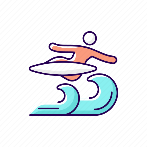 Surfing, surfer, wave, extreme sport icon - Download on Iconfinder