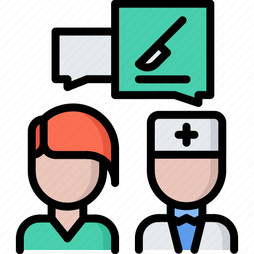 Consultation, doctor, medical, operation, plastic, surgeon, surgery icon - Download on Iconfinder