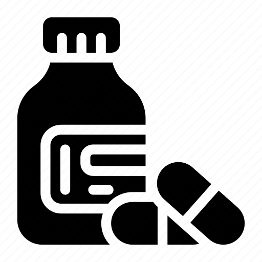 Medicine, bottle, pills jar, medicine bottle, drugs bottle, bio supplements, pill bottle icon - Download on Iconfinder