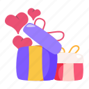 gift, surprise, love, romance, box