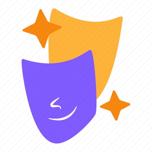 Mask, people, opposite, smile, surprise icon - Download on Iconfinder