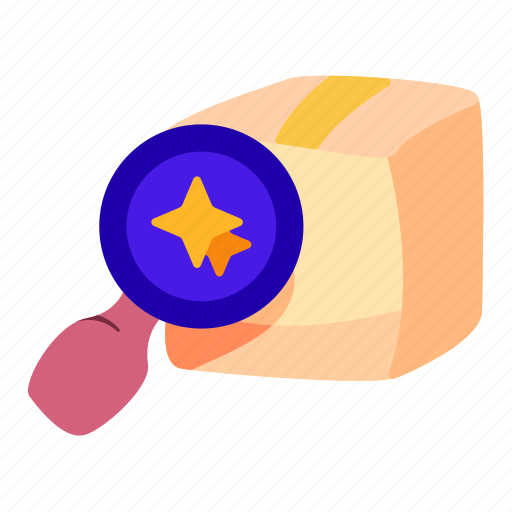 Search, magnifying, sparkle, box, research icon - Download on Iconfinder