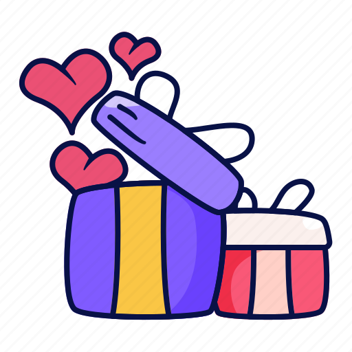 Gift, surprise, love, romance, box icon - Download on Iconfinder