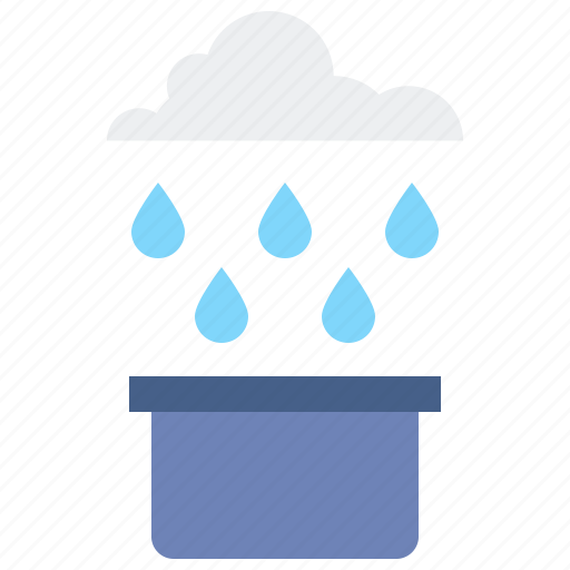 Collecting, water, rain, cloud icon - Download on Iconfinder