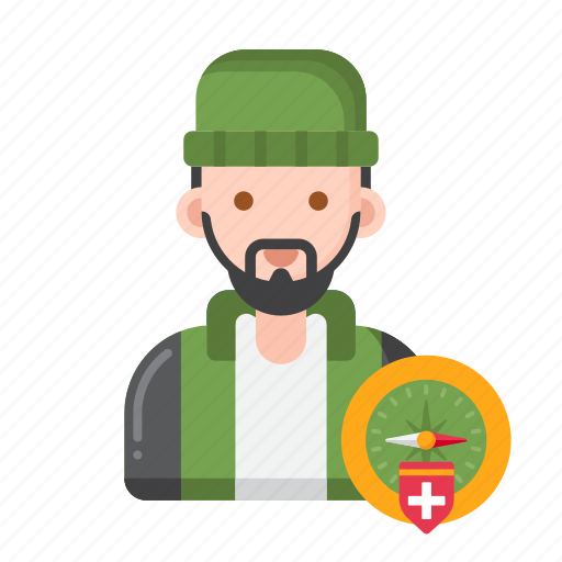 Survivalist, male, man, adventurer icon - Download on Iconfinder
