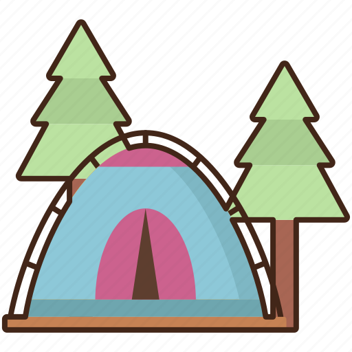Campground, camping, tent, outdoor icon - Download on Iconfinder