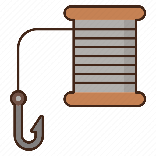 Fishing, hook, fishing line icon - Download on Iconfinder