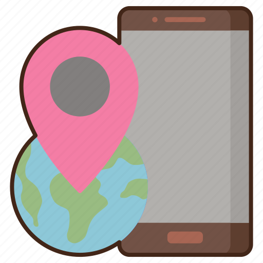 Gps, location, direction, cellphone icon - Download on Iconfinder