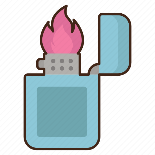 Lighter, fire starter, fire, flame icon - Download on Iconfinder