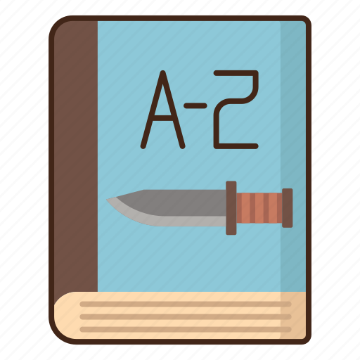 Survival, guide, book, reading icon - Download on Iconfinder