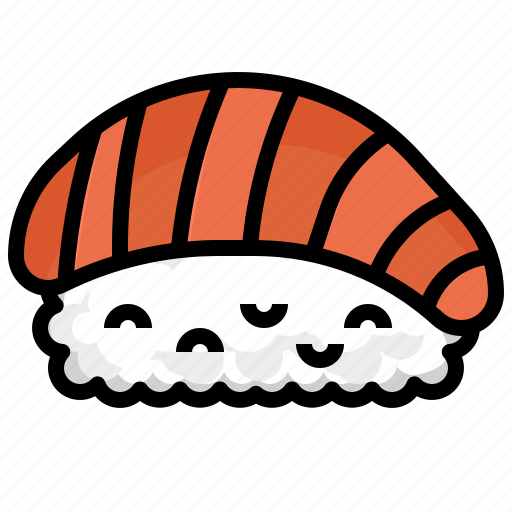 Sushi1, saimon, rice, food, restaurant, japanese icon - Download on Iconfinder