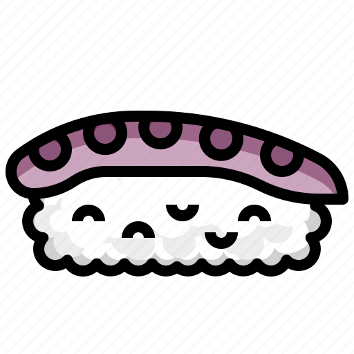 Sushi6, tako, rice, food, restaurant, japanese icon - Download on Iconfinder