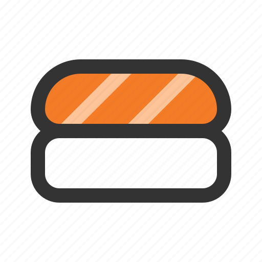 Nigiri, salmon, sushi, japanese icon - Download on Iconfinder