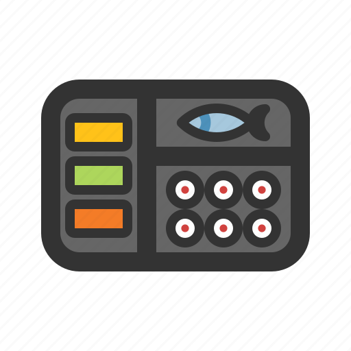 Bento, box, lunch, sushi icon - Download on Iconfinder