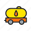 wagon, tank, oil, fuel 