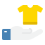 clothing donation, charity, hand, shirt, generosity, volunteer, gift, help 