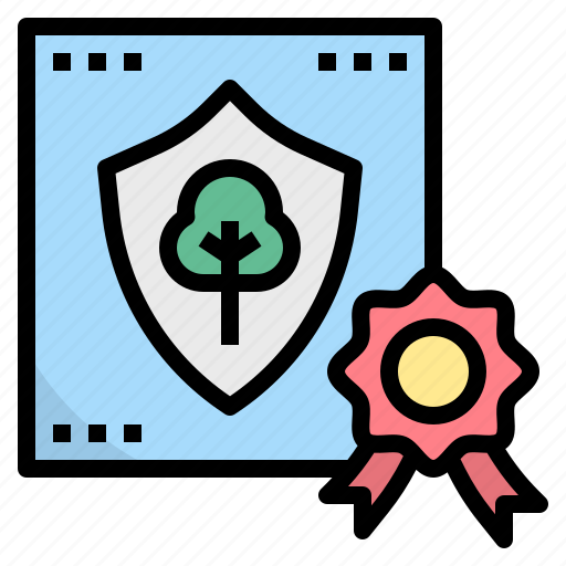 Award, certificate, conservation, forest, preservation icon - Download on Iconfinder