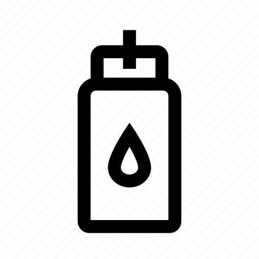 Water, bottle, drink, reusable, flask, hydrate icon - Download on Iconfinder